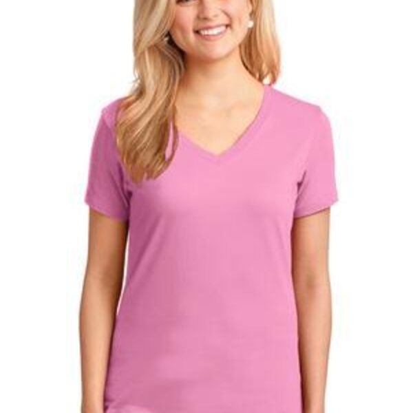Women's Cotton V-Neck Tee Thumbnail