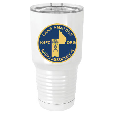 LARA - 30 oz. White Vacuum Insulated Tumbler w/Lid Thumbnail