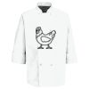 Eight Pearl Button Chef Coat Thumbnail
