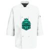 Button Chef Coat with Thermometer Pocket Thumbnail