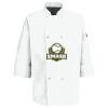 Button Chef Coat with Thermometer Pocket Thumbnail