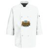 Button Chef Coat with Thermometer Pocket Thumbnail