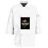 Button Chef Coat with Thermometer Pocket Thumbnail