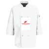Button Chef Coat with Thermometer Pocket Thumbnail