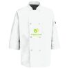 Button Chef Coat with Thermometer Pocket Thumbnail