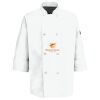 Button Chef Coat with Thermometer Pocket Thumbnail