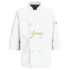 Button Chef Coat with Thermometer Pocket Thumbnail