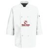 Button Chef Coat with Thermometer Pocket Thumbnail