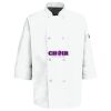 Button Chef Coat with Thermometer Pocket Thumbnail