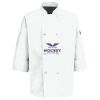 Button Chef Coat with Thermometer Pocket Thumbnail