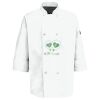Button Chef Coat with Thermometer Pocket Thumbnail