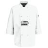Button Chef Coat with Thermometer Pocket Thumbnail