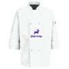 Button Chef Coat with Thermometer Pocket Thumbnail