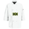 Button Chef Coat with Thermometer Pocket Thumbnail