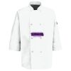 Button Chef Coat with Thermometer Pocket Thumbnail