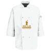 Button Chef Coat with Thermometer Pocket Thumbnail
