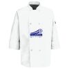 Button Chef Coat with Thermometer Pocket Thumbnail