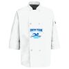 Button Chef Coat with Thermometer Pocket Thumbnail