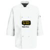 Button Chef Coat with Thermometer Pocket Thumbnail