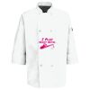 Button Chef Coat with Thermometer Pocket Thumbnail