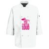 Button Chef Coat with Thermometer Pocket Thumbnail