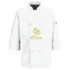 Button Chef Coat with Thermometer Pocket Thumbnail