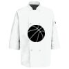 Button Chef Coat with Thermometer Pocket Thumbnail
