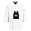 Button Chef Coat with Thermometer Pocket Thumbnail