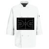Button Chef Coat with Thermometer Pocket Thumbnail