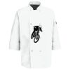 Button Chef Coat with Thermometer Pocket Thumbnail