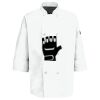 Button Chef Coat with Thermometer Pocket Thumbnail