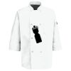 Button Chef Coat with Thermometer Pocket Thumbnail