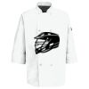 Button Chef Coat with Thermometer Pocket Thumbnail