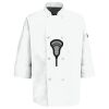 Button Chef Coat with Thermometer Pocket Thumbnail