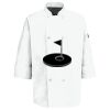 Button Chef Coat with Thermometer Pocket Thumbnail