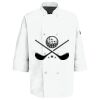 Button Chef Coat with Thermometer Pocket Thumbnail