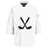 Button Chef Coat with Thermometer Pocket Thumbnail