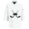 Button Chef Coat with Thermometer Pocket Thumbnail