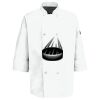 Button Chef Coat with Thermometer Pocket Thumbnail