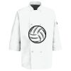 Button Chef Coat with Thermometer Pocket Thumbnail
