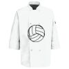 Button Chef Coat with Thermometer Pocket Thumbnail