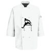 Button Chef Coat with Thermometer Pocket Thumbnail