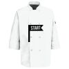 Button Chef Coat with Thermometer Pocket Thumbnail