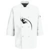 Button Chef Coat with Thermometer Pocket Thumbnail