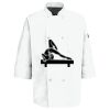 Button Chef Coat with Thermometer Pocket Thumbnail