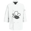 Button Chef Coat with Thermometer Pocket Thumbnail