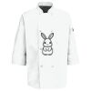 Button Chef Coat with Thermometer Pocket Thumbnail
