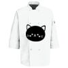 Button Chef Coat with Thermometer Pocket Thumbnail