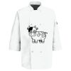 Button Chef Coat with Thermometer Pocket Thumbnail