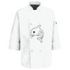 Button Chef Coat with Thermometer Pocket Thumbnail